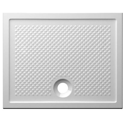 Immagine di PIATTO DOCCIA DOCCIAVIVA 100X80 H6,5 CM BIANCO SENZA PILETTA GLOBO