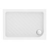 Immagine di PIATTO DOCCIA EUROVIT SHOWER 100x70 H 7 CM PILETTA DIAMETRO 90 MM BIANCO IDEAL STANDARD