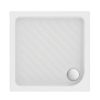 Immagine di PIATTO DOCCIA EUROVIT SHOWER 80X80 H7 CM PILETTA DIAMETRO 90 MM BIANCO IDEAL STANDARD