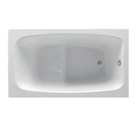 Immagine di VASCA RESINA SOLO GUSCIO 105X70 BIANCA SEDILE