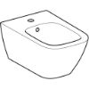 Immagine di BIDET SMYLE SOSPESO CERAMICA BIANCA GEBERIT