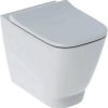 Immagine di VASO SMYLE FILO PARETE RIMFREE CON SEDILE AMMORTIZZATO CERAMICA BIANCA GEBERIT