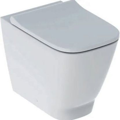 Immagine di VASO SMYLE FILO PARETE RIMFREE CON SEDILE AMMORTIZZATO GEBERIT