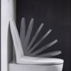 Immagine di VASO ICON SQUARE SOSPESO RIMFREE CON SEDILE AMMORTIZZATO CERAMICA BIANCA GEBERIT