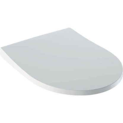 Immagine di COPRIWATER ICON (SLIM-SGANCIO NORMALE) CHIUSURA RALLENTATA BIANCO LUCIDO GEBERIT