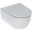 Immagine di VASO ICON SOSPESO RIMFREE CON SEDILE SLIM AMMORTIZZATO CERAMICA BIANCA GEBERIT