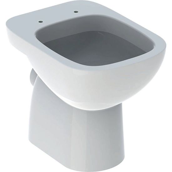 Immagine di VASO FANTASIA A TERRA DISTANZIATO SCARICO PARETE CERAMICA BIANCA GEBERIT (SENZA SEDILE)