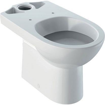 Immagine di VASO SELNOVA DUO MONOBLOCCO SCARICO PARETE CERAMICA BIANCA GEBERIT (SENZA SEDILE)