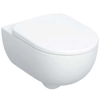 Immagine di VASO SELNOVA PREMIUM SET SOSPESO RIMFREE CON SEDILE AMMORTIZZATO GEBERIT