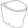 Immagine di VASO SELNOVA PREMIUM SET FILO PARETE RIMFREE CON SEDILE CHIUSURA STANDARD CERAMICA BIANCA GEBERIT