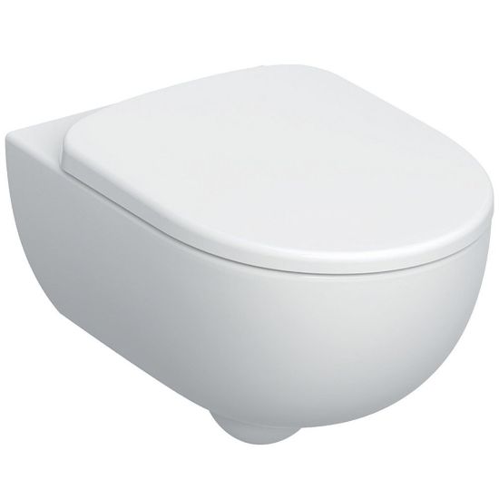 Immagine di VASO SELNOVA PREMIUM SET SOSPESO RIMFREE CON SEDILE CHIUSURA STANDARD GEBERIT