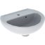 Immagine di LAVABO COLIBRI 40x33 CM INSTALLAZIONE SOSPESA O SU COLONNA (NO SEMICOLONNA) MONOFORO CERAMICA BIANCA GEBERIT