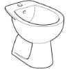 Immagine di BIDET COLIBRI A TERRA DISTANZIATO MONOFORO CERAMICA BIANCA GEBERIT