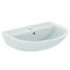 Immagine di LAVABO EUROVIT 65x50 CM INSTALLAZIONE SOSPESA O SU COLONNA CERAMICA BIANCA IDEAL STANDARD
