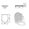 Immagine di COPRIWATER BLEND CURVE CHIUSURA RALLENTATA BIANCO LUCIDO IDEAL STANDARD