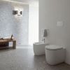 Immagine di VASO BLEND CURVE FILO PARETE CERAMICA BIANCA IDEAL STANDARD (SENZA SEDILE)