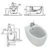 Immagine di BIDET DEA SOSPESO IDEAL STANDARD