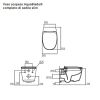 Immagine di VASO DEA SOSPESO AQUABLADE CON SEDILE SOFT CLOSE IDEAL STANDARD