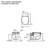 Immagine di VASO DEA SOSPESO AQUABLADE CON SEDILE IDEAL STANDARD