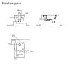 Immagine di BIDET CONNECT SPACE SOSPESO 48 CM IDEAL STANDARD