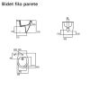Immagine di BIDET CONNECT SPACE FILO PARETE 48 CM IDEAL STANDARD