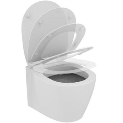Immagine di VASO CONNECT SPACE SOSPESO 48 CM CON SEDILE SOFT CLOSE IDEAL STANDARD