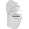 Immagine di VASO CONNECT SPACE FILO PARETE 48 CM CON SEDILE SOFT CLOSE IDEAL STANDARD