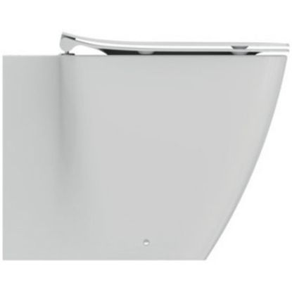 Immagine di VASO STRADA 2 FILO PARETE AQUABLADE CON SEDILE IDEAL STANDARD