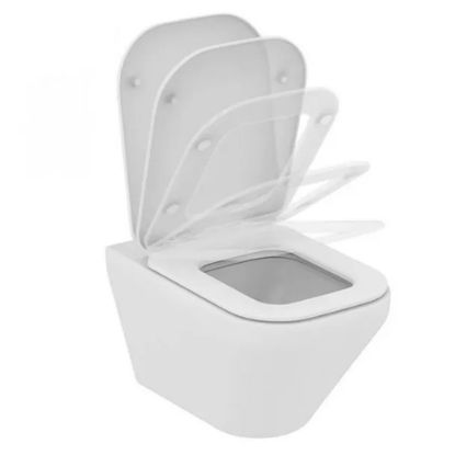Immagine di VASO TONIC 2 SOSPESO AQUABLADE CON SEDILE SOFT CLOSE IDEAL STANDARD