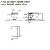 Immagine di VASO TONIC 2 SOSPESO AQUABLADE CON SEDILE SOFT CLOSE IDEAL STANDARD