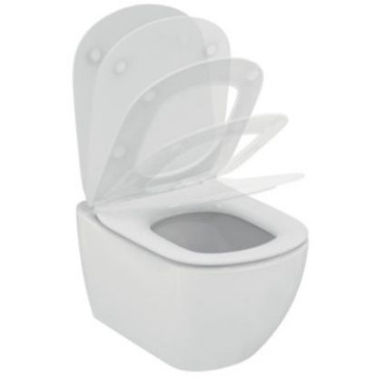 Immagine di VASO TESI SOSPESO AQUABLADE CON SEDILE SOFT CLOSE IDEAL STANDARD