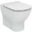 Immagine di VASO TESI MULTI AQUABLADE FILO PARETE CON SEDILE CERAMICA BIANCA IDEAL STANDARD