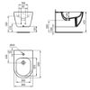 Immagine di BIDET ELLISSE SOSPESO IDEAL STANDARD