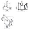 Immagine di BIDET ELLISSE FILO PARETE MONOFORO IDEAL STANDARD