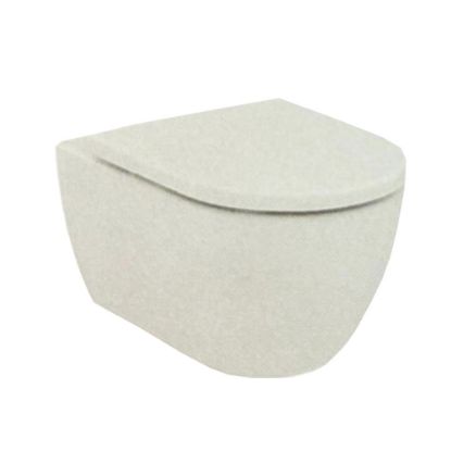 Immagine di VASO ELLISSE SOSPESO SENZA BRIDA CON SEDILE SOFT CLOSE IDEAL STANDARD