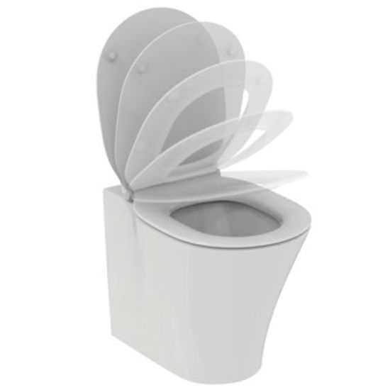 Immagine di VASO CONNECT AIR FILO PARETE CON SEDILE SOFT CLOSE IDEAL STANDARD