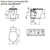 Immagine di VASO CONNECT AIR FILO PARETE CON SEDILE SOFT CLOSE IDEAL STANDARD
