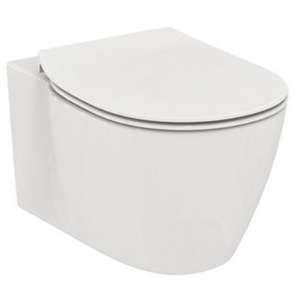 Immagine di VASO CONNECT SOSPESO AQUABLADE CON SEDILE SLIM IDEAL STANDARD