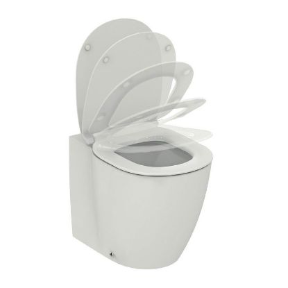 Immagine di VASO CONNECT AQUABLADE FILO PARETE CON SEDILE SOFT CLOSE IDEAL STANDARD