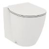 Immagine di VASO CONNECT AQUABLADE FILO PARETE CON SEDILE SLIM CERAMICA BIANCA IDEAL STANDARD