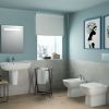 Immagine di VASO ESEDRA FILO PARETE CON SEDILE TERMOINDURENTE CERAMICA BIANCA IDEAL STANDARD