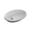 Immagine di LAVABO SIBARI 57x43 CM INSTALLAZIONE SOTTOPIANO INCASSO CERAMICA BIANCA GLOBO
