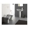 Immagine di LAVABO DAILY 60x48 CM INSTALLAZIONE SOSPESA PREDISPOSIZIONE 3 FORI CERAMICA BIANCA GLOBO