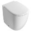 Immagine di VASO DAILY NEW FILO PARETE CM 53x35 CERAMICA BIANCA GLOBO (SENZA SEDILE)