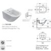 Immagine di BIDET FORTY3 SOSPESO 52x36 CM CERAMICA BIANCA GLOBO
