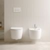 Immagine di VASO FORTY3 SOSPESO SENZA BRIDA 43x36 CM CERAMICA BIANCA GLOBO (SENZA SEDILE)