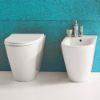 Immagine di VASO FORTY3 FILO PARETE SENZA BRIDA 57x36 CM CERAMICA BIANCA GLOBO (SENZA SEDILE)