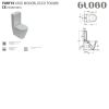 Immagine di VASO FORTY3 MONOBLOCCO FILO PARETE CERAMICA BIANCA GLOBO (SENZA SEDILE)