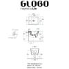 Immagine di BIDET STONE SOSPESO 45x37 CM CERAMICA BIANCA GLOBO