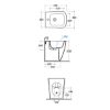 Immagine di BIDET STONE FILO PARETE 45x36 CM CERAMICA BIANCA GLOBO